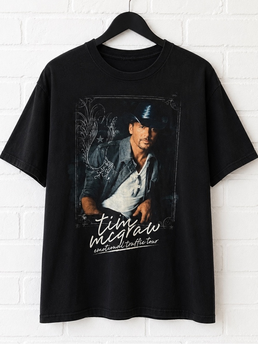 Tim McGraw 2011 Emotional Traffic Tour T-Shirt Black Country Music XL
